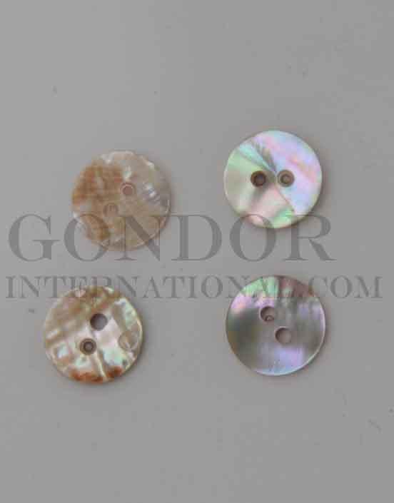 Awabi (Japanese abalone) buttons 2H 18L x 2mm thickness finished buttons