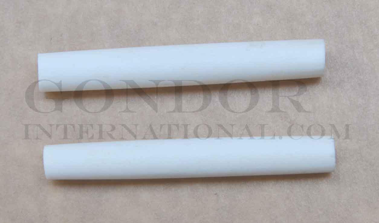 Bone nut blanks size 10mm (0.394") round x 85mm (3.35") length round blanks used in musical instruments i.e. guitars, mandolins, ukuleles etc.
