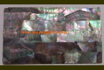 <p>Black Mother of Pearl laminated shell sheets are made from genuine shell. Each sheet has shell throughout consisting of layers of smaller shell pcs. Sheet size 235 x 135mm (9.25 x 5.3"). Thickness 1.3mm (0.05") Ideal for inlay work, jewellery, knife handles. Economical and easy to cut. All layers are A grade same consistency throughout the sheet. </p>