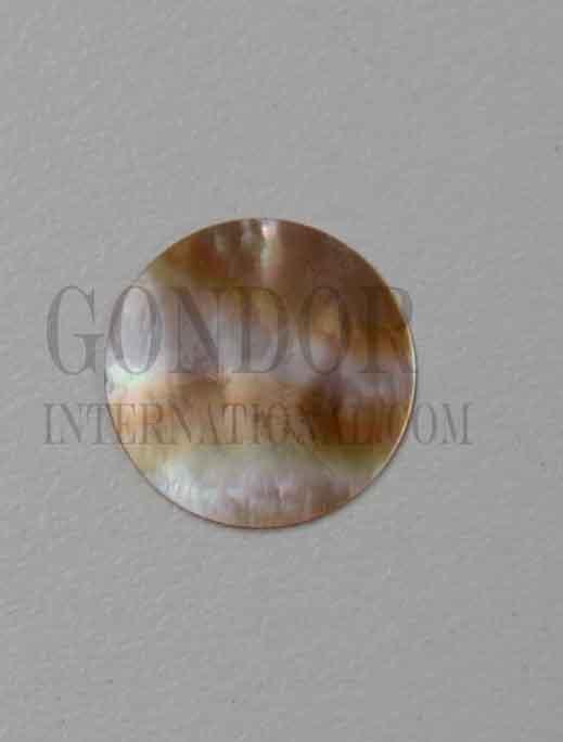 Brownlip Mother of Pearl shell discs 20mm diameter 0.5mm thickness are round flat shell pcs cut to precise diameter and thickness. Ideal for use in watch dials, marquetry, inlay applications, fretboard markers and general inlay or jewellery decorations. All pcs are A grade.<br /> 