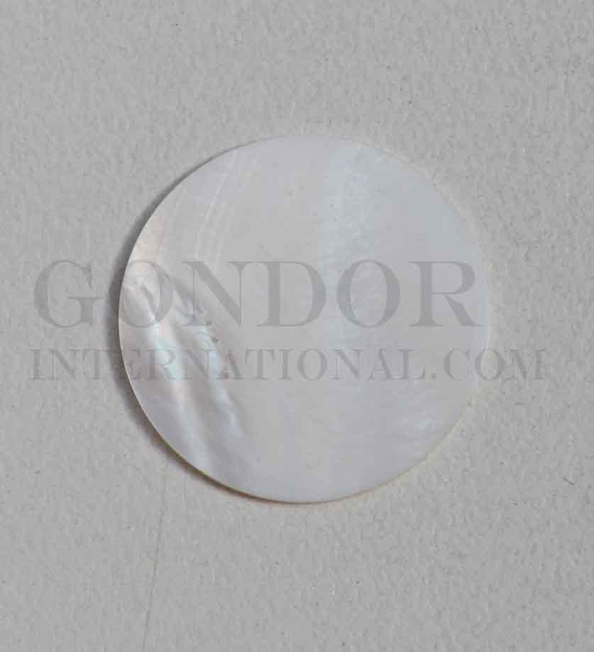 <p>Fresh Water Pearl shell discs 20mm diameter 0.5mm thickness are round flat shell pcs cut to precise diameter and thickness. Ideal for use in watch dials, marquetry, inlay applications, fretboard markers and general inlay or jewellery decorations. All pcs are A grade. </p>