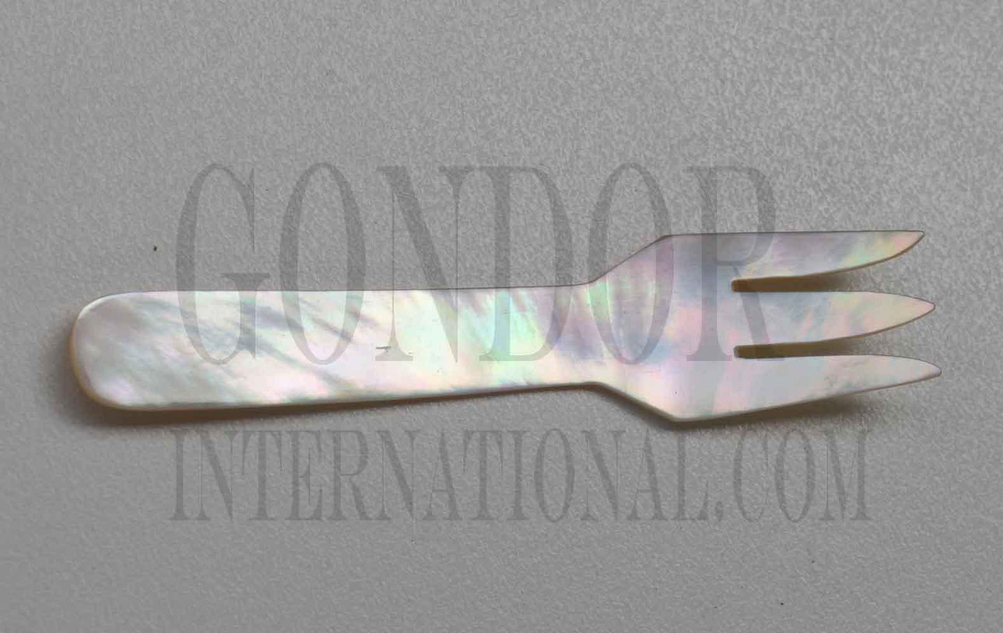 Mother of Pearl forks 100mm (3.94") length. Made from top quality gold Mother of Pearl shell.
