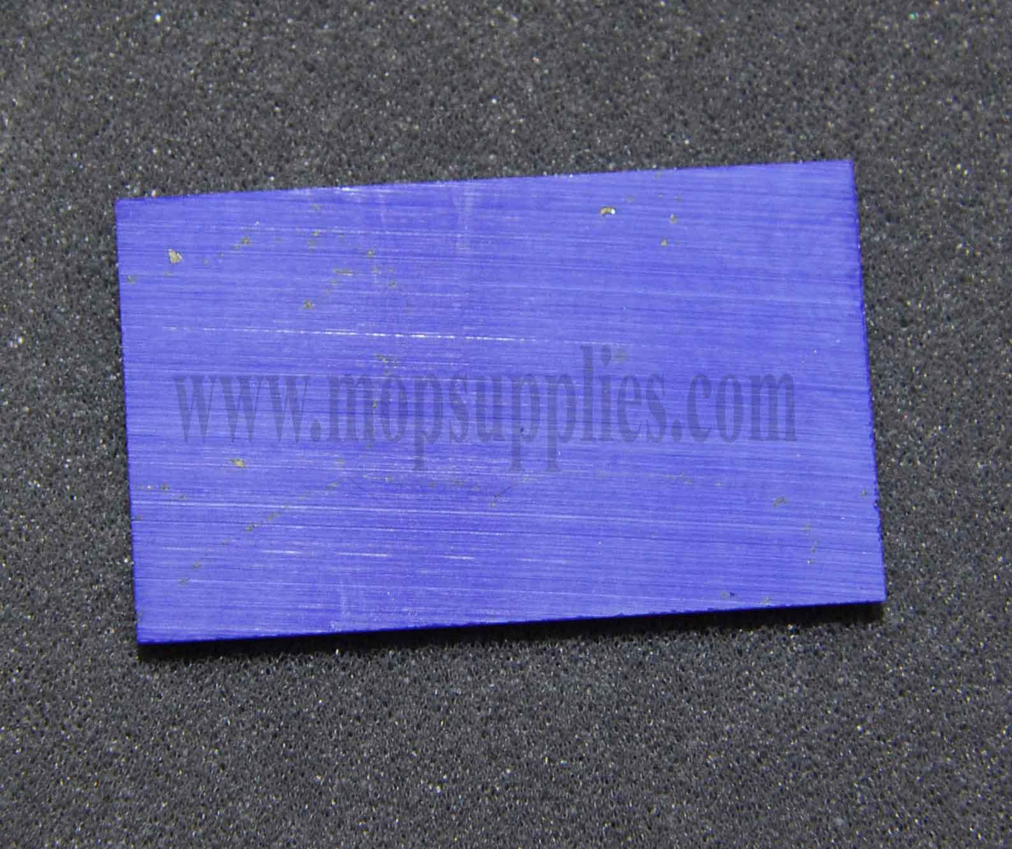 <p>Lazurite reconstituted stone blanks 30 x 50 x 1.5mm suitable for inlay. Can be cut with standard cutting tools - jewellery saw similar in characteristics to mother of pearl (hardness approx. 3. Can be sanded and polished same way as shell material. All pcs are A grade good on both sides.</p>