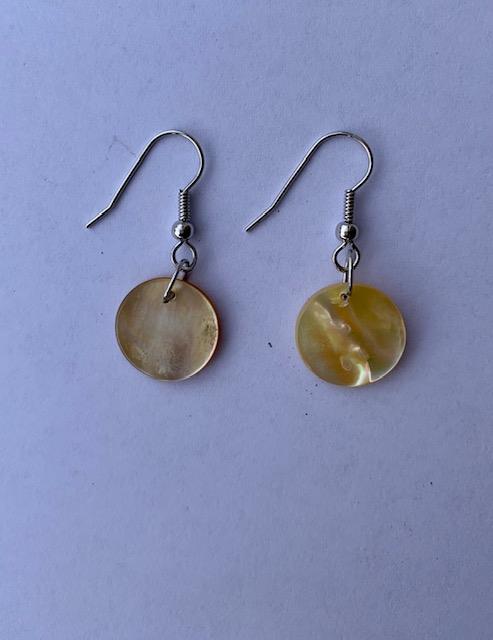 <p>Genuine shell earrings, made from real mother of pearl shells. Beautiful present for a special someone or to spoil yourself. Each set of earrings are handmade.</p>