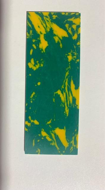 <p>Arizona Jade DO29 reconstituted stone blanks 30 x 80 x 1.5mm suitable for inlay. Can be cut with standard cutting tools - jewellery saw similar in characteristics to mother of pearl hardness approx. 3. Can be sanded and polished same way as shell material. All pcs are A grade good on both sides.</p>