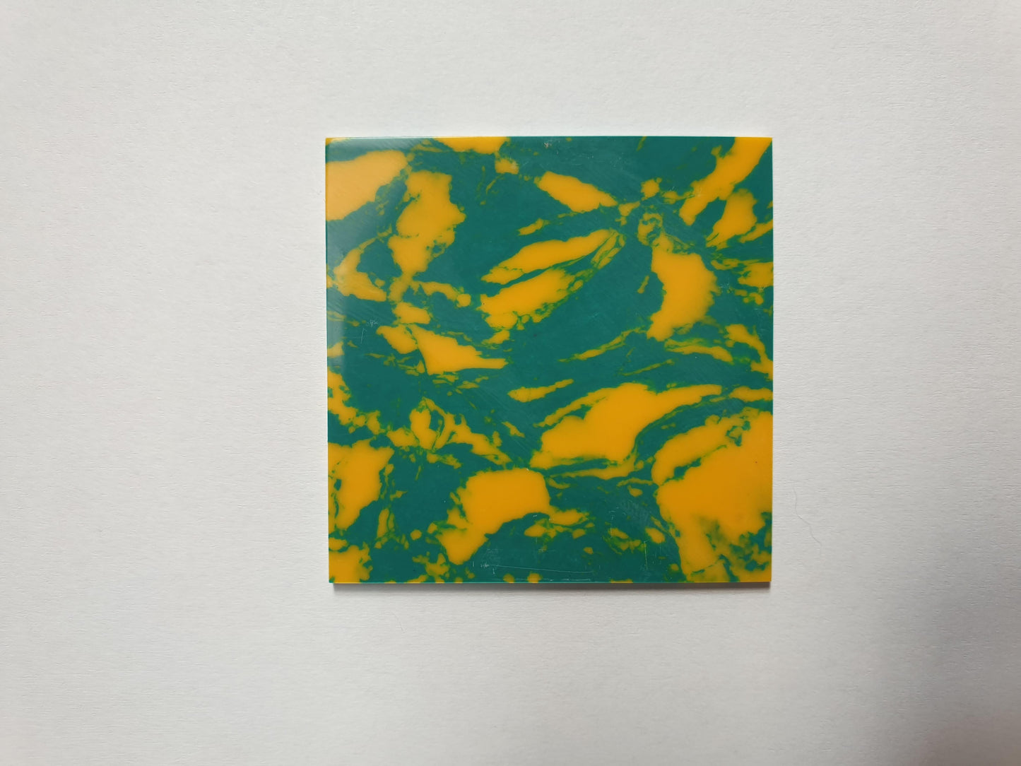 <p>Arizona Jade DO29 reconstituted stone blanks 50 x 50 x 1.5mm suitable for inlay. Can be cut with standard cutting tools - jewellery saw similar in characteristics to mother of pearl hardness approx. 3. Can be sanded and polished same way as shell material. All pcs are A grade good on both sides.</p>