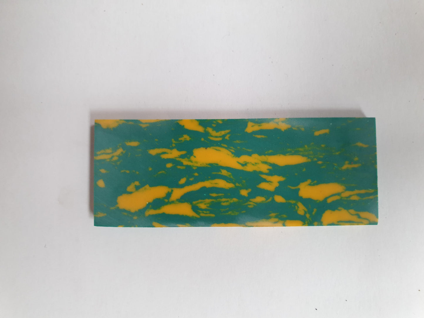 <p>Arizona Jade reconstituted stone blanks 30 x 70 x 1.5mm suitable for inlay. Can be cut with standard cutting tools - jewellery saw similar in characteristics to mother of pearl (hardness approx. 3. Can be sanded and polished same way as shell material. All pcs are A grade good on both sides.</p>