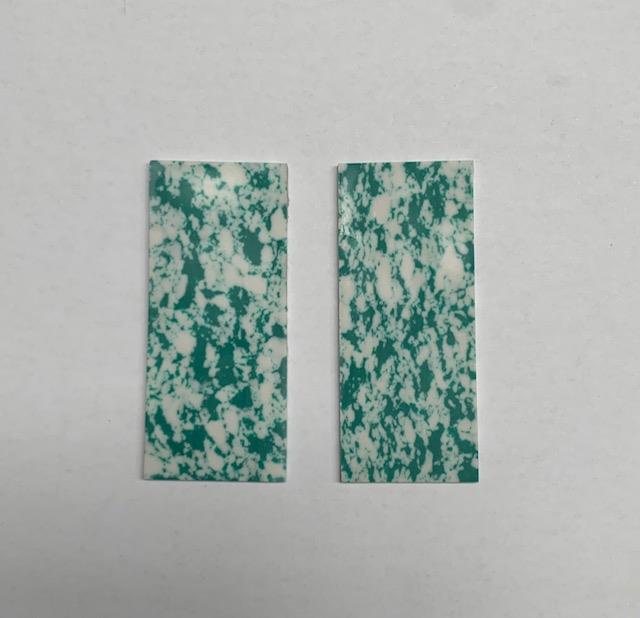 <p>Agate Tree H069 artificial stone blanks 30 x 70 x 1.5mm suitable for inlay. Can be cut with standard cutting tools - jewellery saw similar in characteristics to mother of pearl (hardness approx. 3. Can be sanded and polished same way as shell material. All pieces are A grade good on both sides.</p>
