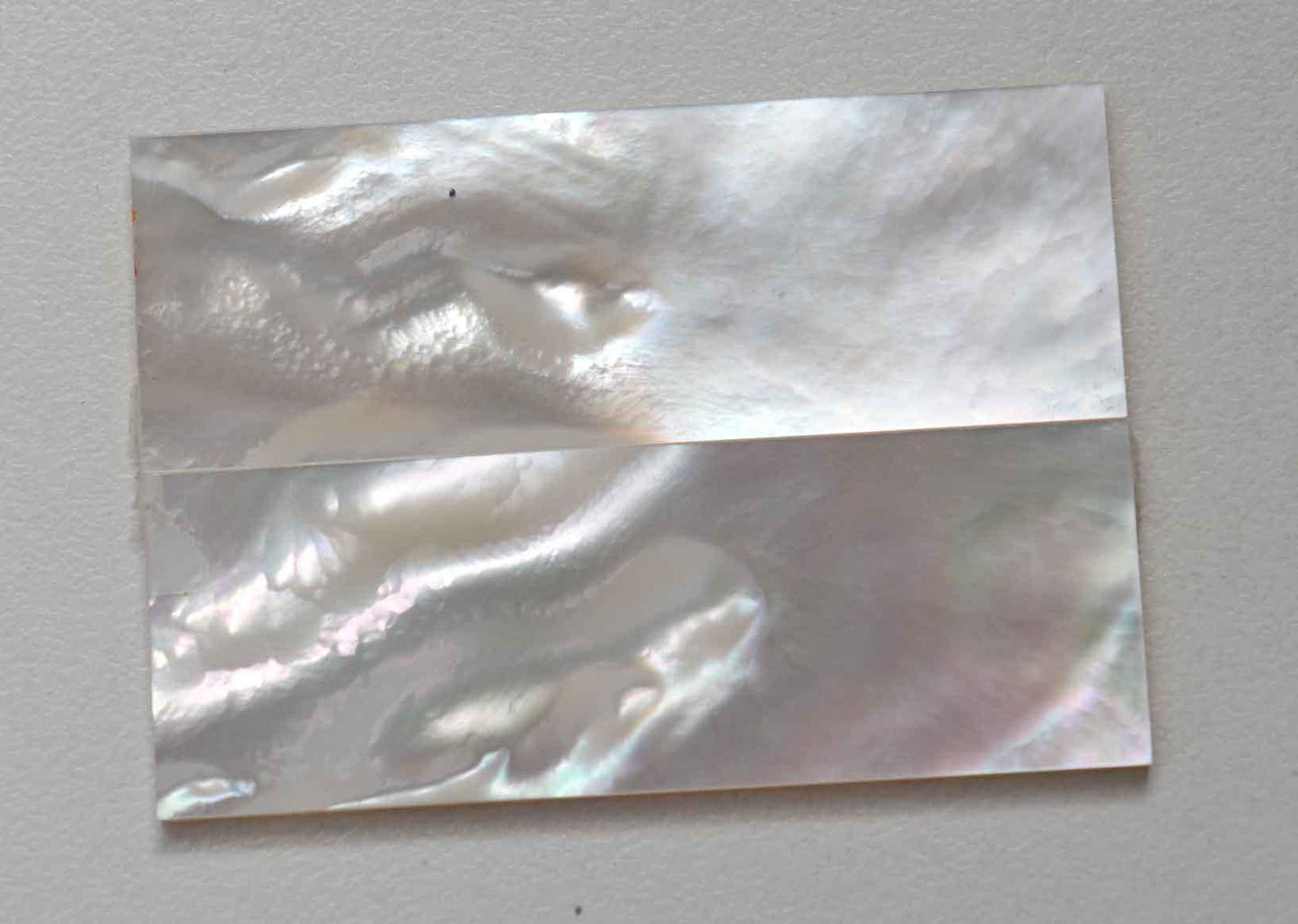 White Mother of Pearl flat inlay blanks size 36mm (1.42") width x 111mm (4.37") length x 4mm (0.157") thickness