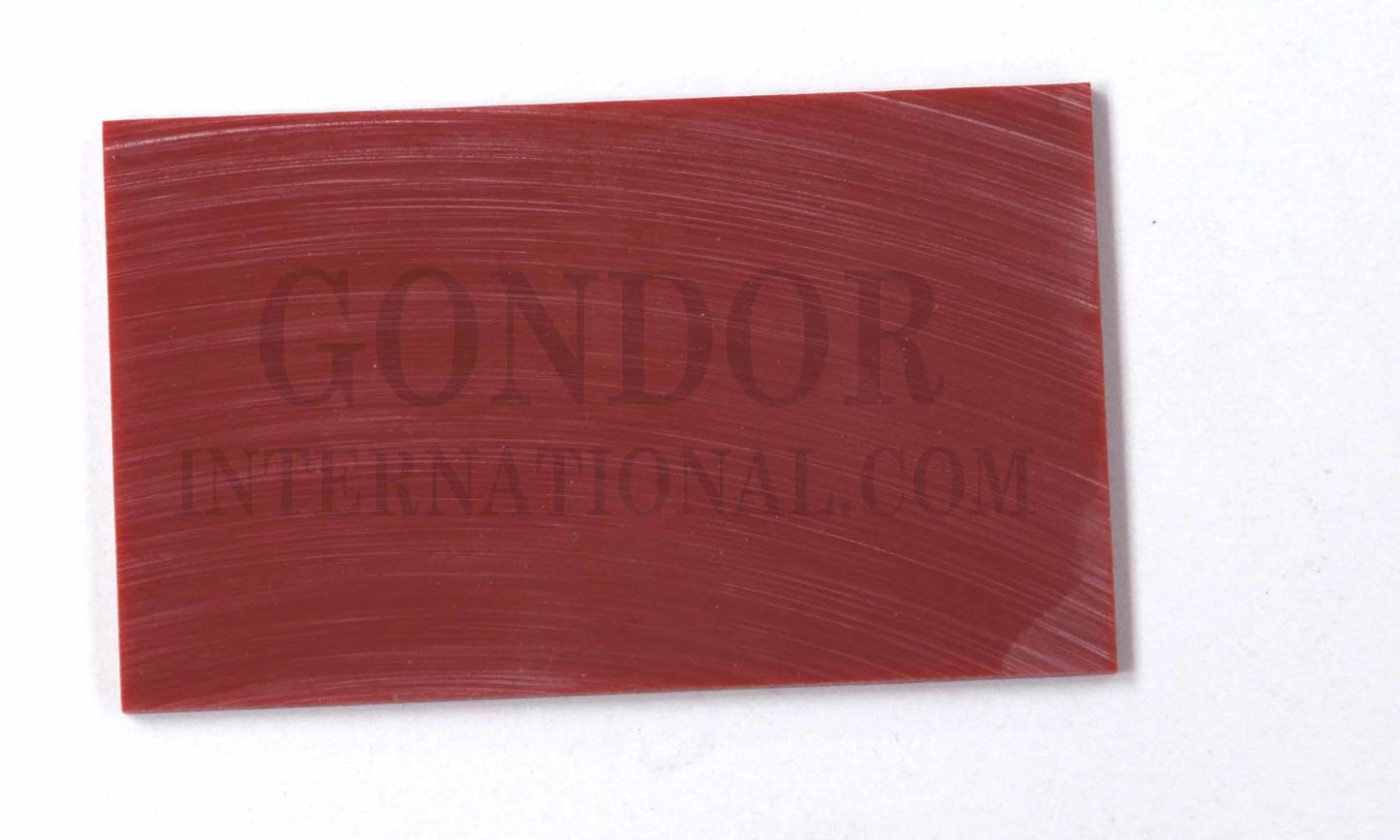 <p>Red Dino Bone reconstituted stone blanks 30 x 50 x 1.5mm suitable for inlay. Can be cut with standard cutting tools - jewellery saw similar in characteristics to mother of pearl (hardness approx. 3. Can be sanded and polished same way as shell material. All pcs are A grade good on both sides.</p>