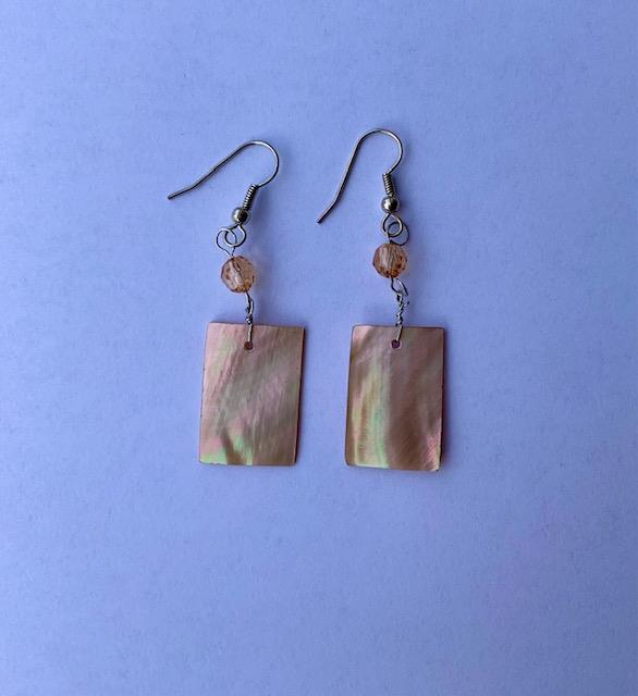 <p>Genuine shell earrings, made from real mother of pearl shells. Beautiful present for a special someone or to spoil yourself. Each set of earrings are handmade.</p>