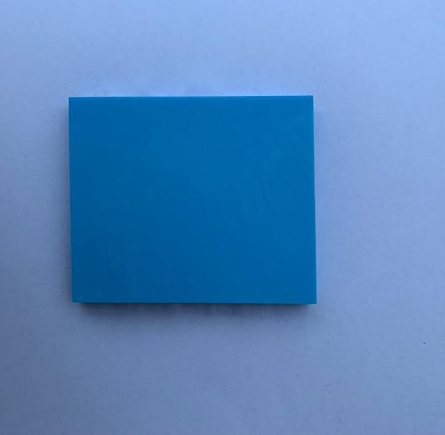 <p>Light Blue stone reconstituted stone blanks 60 x 70 x 7mm suitable for inlay. Can be cut with standard cutting tools - jewellery saw similar in characteristics to mother of pearl (hardness approx. 3. Can be sanded and polished same way as shell material.</p>