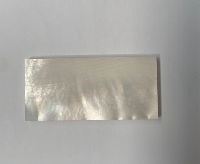 <p>White Mother of Pearl flat inlay blanks size 35mm (1.38") width x 75mm (2.9") length x 4mm (0.16") thickness A grade good on both sides.</p>