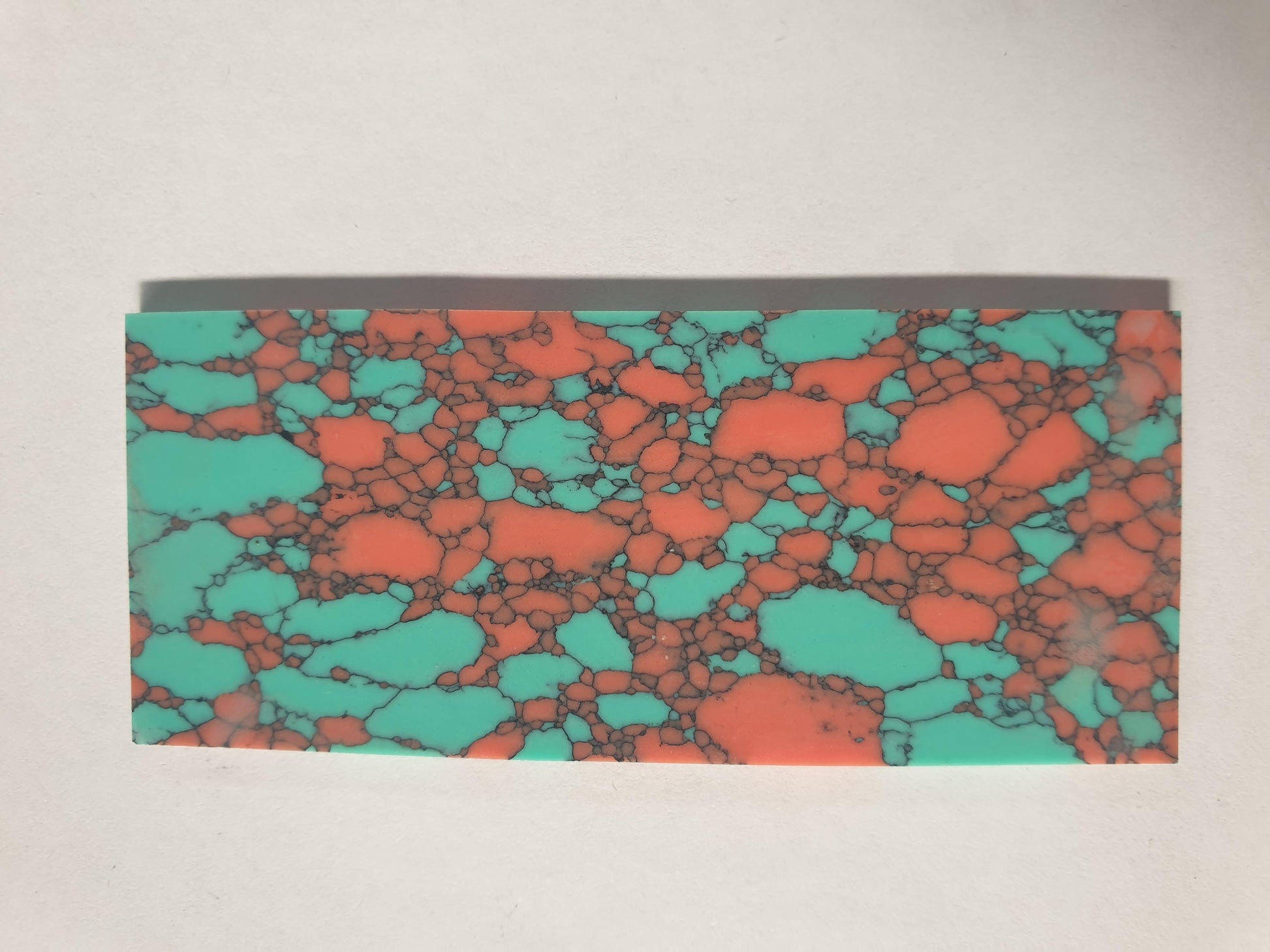 <p>Bisbee Turquoise D31artificial stone blanks 30 x 70 x 1.5mm suitable for inlay. Can be cut with standard cutting tools - jewellery saw similar in characteristics to mother of pearl (hardness approx. 3. Can be sanded and polished same way as shell material. All pcs are A grade good on both sides.</p>