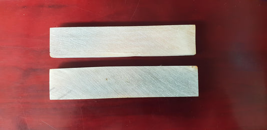 Ram horn blanks raw 30 x 150 x 6 - 10mm suitable for knife handle scales.