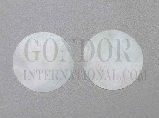 White Mother of Pearl discs 32mm diameter x 0.15m thickness - round flat shell pcs polished 1 side clear face (no figure) cut to precise diameter and thickness. Ideal for watch dials, buttons and jewellery decorations. All discs are A grade good on both sides.