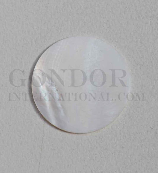 <p>Fresh Water Pearl shell discs 39mm diameter 1mm thickness polished 1 side are round flat shell pcs cut to precise diameter and thickness. Ideal for use in watch dials, marquetry, inlay applications and general inlay or jewellery decorations. All pcs are A grade.&nbsp;</p>